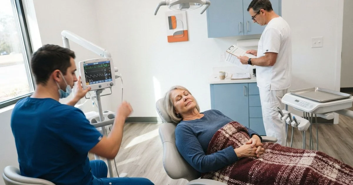 Sedation options for dental implants: nitrous, oral, and IV compared